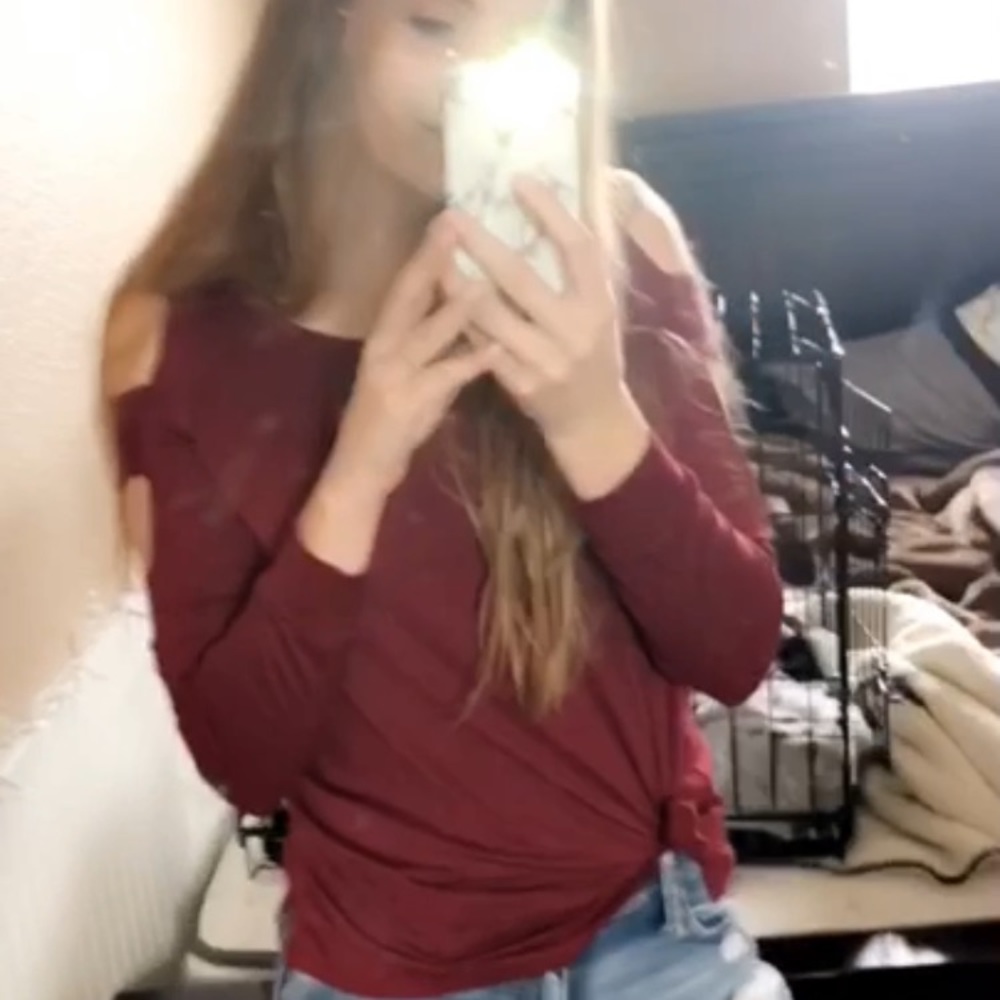 Burgundy Shirt